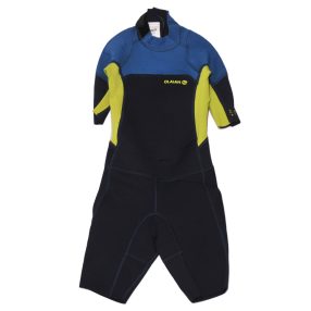    Decathlon -  kék, UV zöld  neoprén búvárruha/surfruha (140)