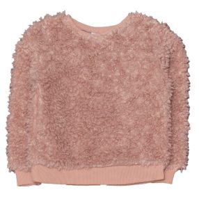  Rózsaszín  szőrmés pulcsi ( 122-128)