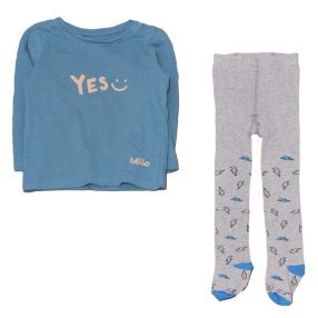 Kék, Szürke ruhaszett ( 86-92)