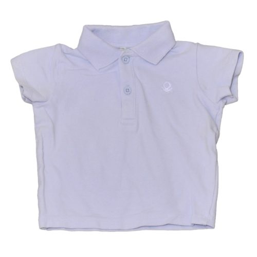 Benetton - Világoskék galléros póló (74)