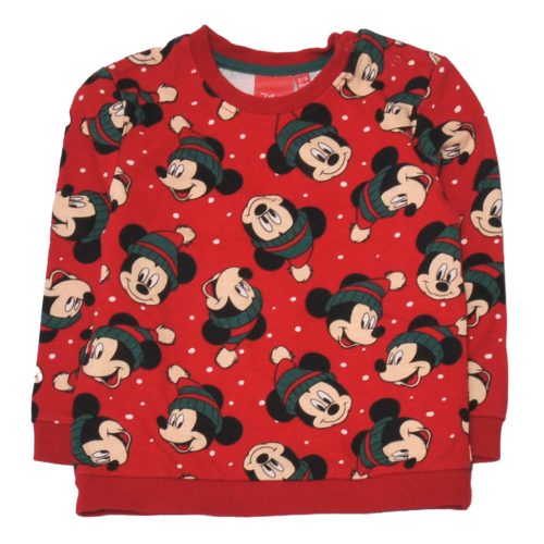 Disney, Mickey - Piros, karácsonyi pulóver (86)
