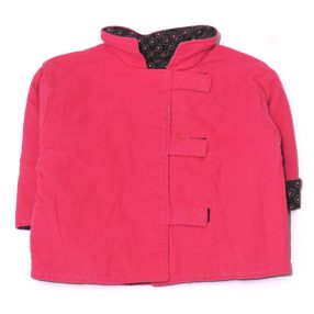 Pink, fekete átmeneti kabát (80-86*)