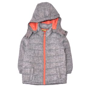 Szürke steppelt kabát (86-92)