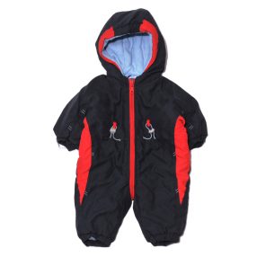 Kék, piros overál (62-68)