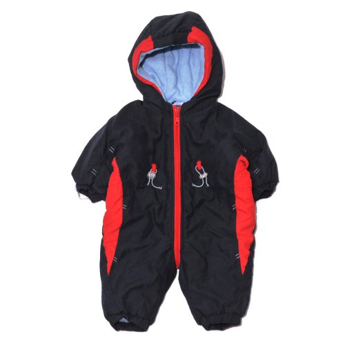 Kék, piros overál (62-68)