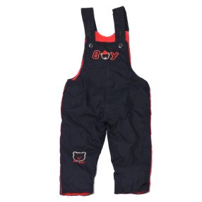 Kék, piros kantáros overál (80)