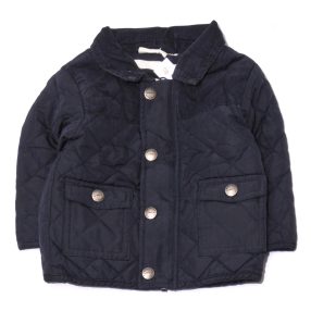 Next - Kék steppelt kabát (68-74)