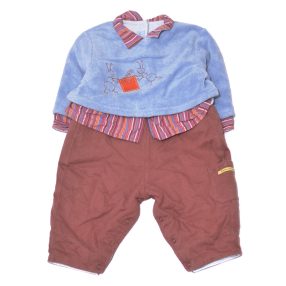 Kék, barna rugdalózó (68)