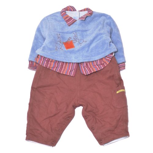 Kék, barna rugdalózó (68)