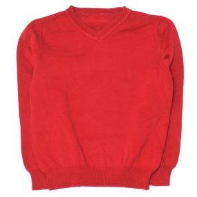 George - Piros pulóver (110-116)
