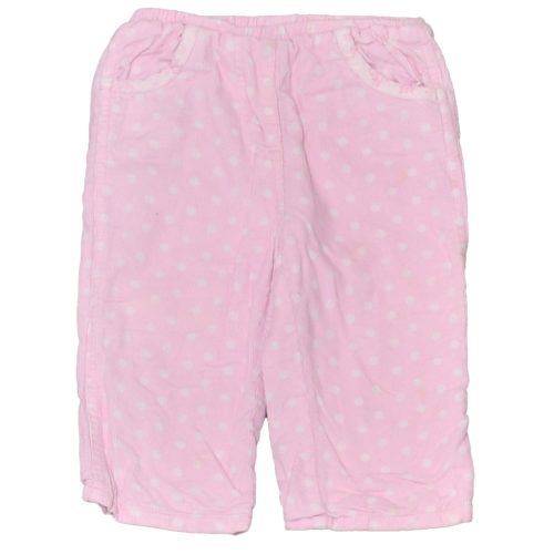 George - rózsaszín, pöttyös kordnadrág (68-74)