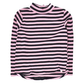   H&M - Kék-rózsaszín csíkos hosszú ujjú felső (110-116)