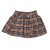 Barna kockás szövet szoknya (116-122)
