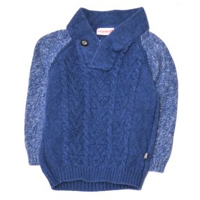 Kék Kötött pulóver (80)