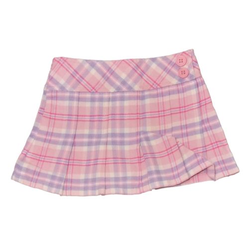 Next - Rózsaszín-lila kockás szövet szoknya (62-68)