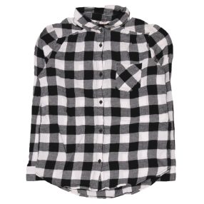 H&M - fekete-fehér kockás hosszú ujjú ing (152)