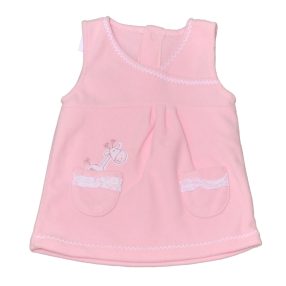 Cherokee - Rózsaszín polár ruha (62-68)