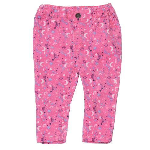 Rózsaszín, csillagos kordnadrág (80)