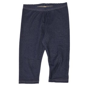 Farmerkék 3/4-s leggings (122-128)