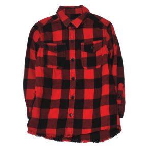 Next - Piros-fekete kockás hosszú ujjú flaneling (110)