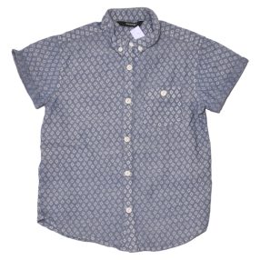 George - Kék, mintás rövid ujjú ing (116-122)