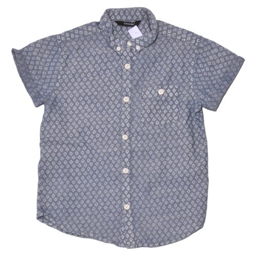 George - Kék, mintás rövid ujjú ing (116-122)