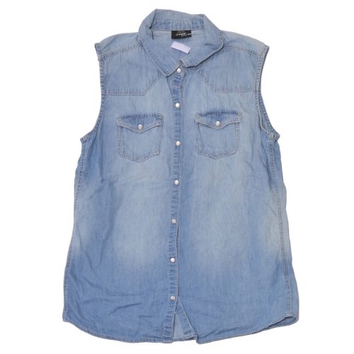 Kék farmerhatású blúz (170-176)