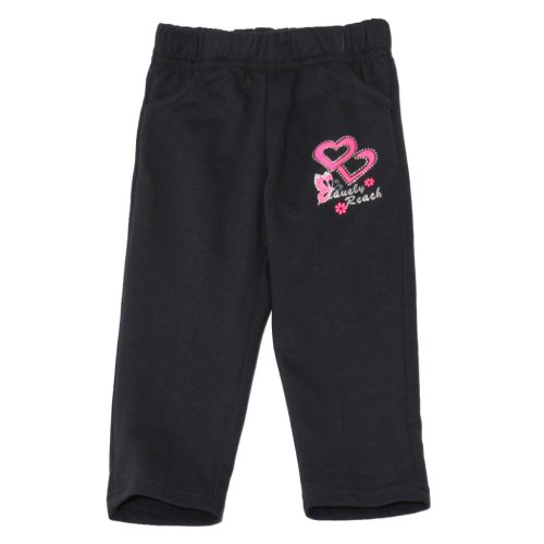 Kék, szivecskés melegítőnadrág (68)