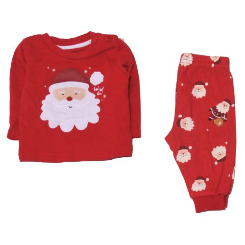 Piros, mikulásos ruha szett (62-68)