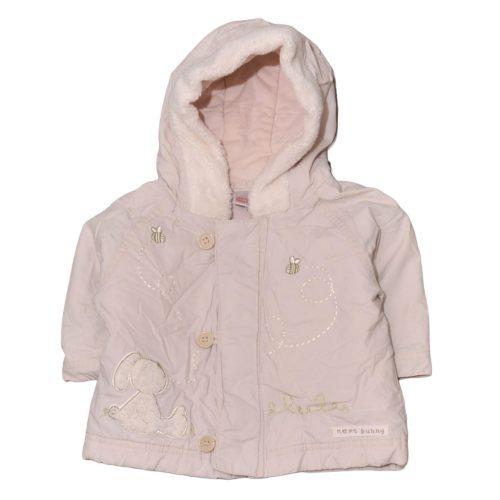 Next - Drapp, kutyás kabát (56-62)