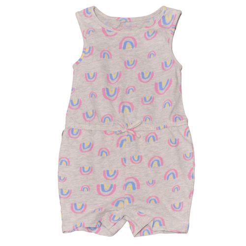 Szürke, szivárványos jumpsuit (80-86)
