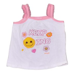 Emoji - Fehér, mintás trikó (86)