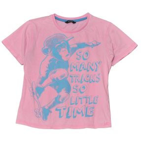 George - Rózsaszín, majmos póló (128-134)