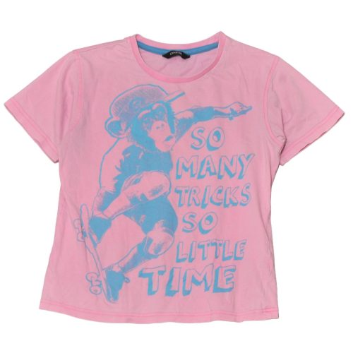 George - Rózsaszín, majmos póló (128-134)