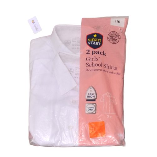 Fehér rövid ujjú blúz (116)