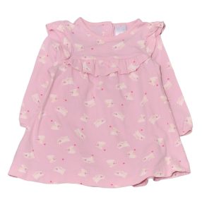 C&A - Rózsaszín, nyuszis hosszú ujjú felső (68)