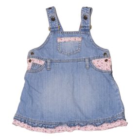 H&M - Kék kantáros farmerruha (68)