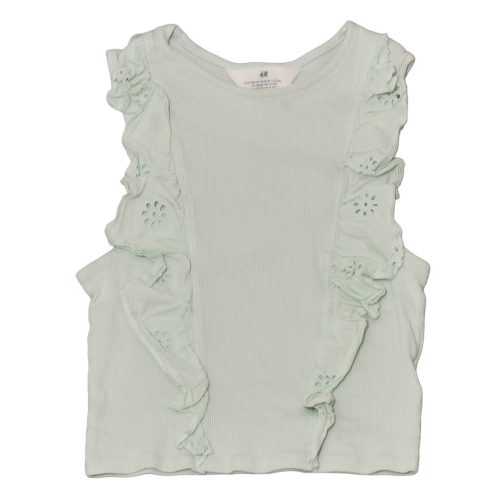 H&M - Zöld, fodros ujjatlan felső (158-164)