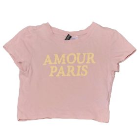 H&M - Rózsaszín crop felső (XS)