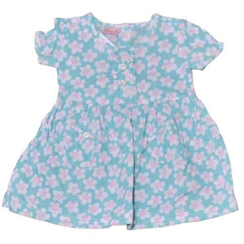 Cherokee - Zöld, virágmintás ruha (62-68)