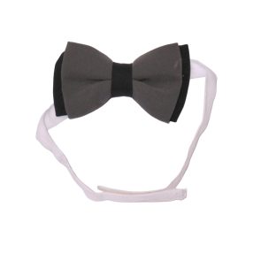 Fekete, fehér csokornyakkendő (110-122*)