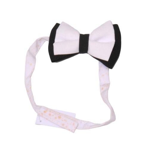 Fekete, fehér csokornyakkendő (110-122*)