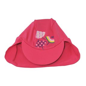 Decathlon - Pink, mintás strand sapka (80-86*)