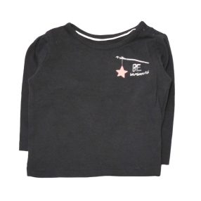 Szürke hosszú ujjú póló (62/68)