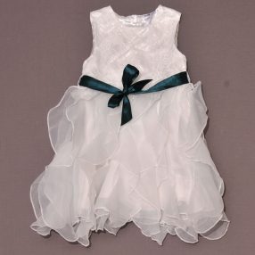 Fehér keresztelős ruha/alkalmi ruha (98)