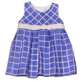 Mayoral - Kék-fehér kockás alkalmi ruha (80)