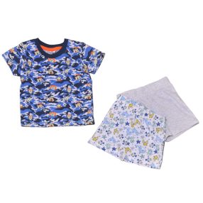 Szürke, fehér állatos ruha szett (80)