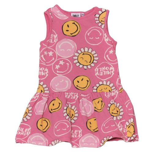 Rózsaszín, virágos ruha (104)