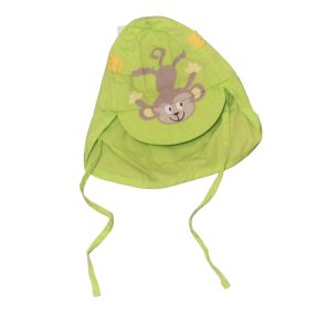 UV zöld, majmos nyári kalap (68-74)