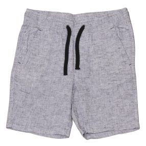  H&M - Fekete, Fehér len vászon rövidnadrág (140)